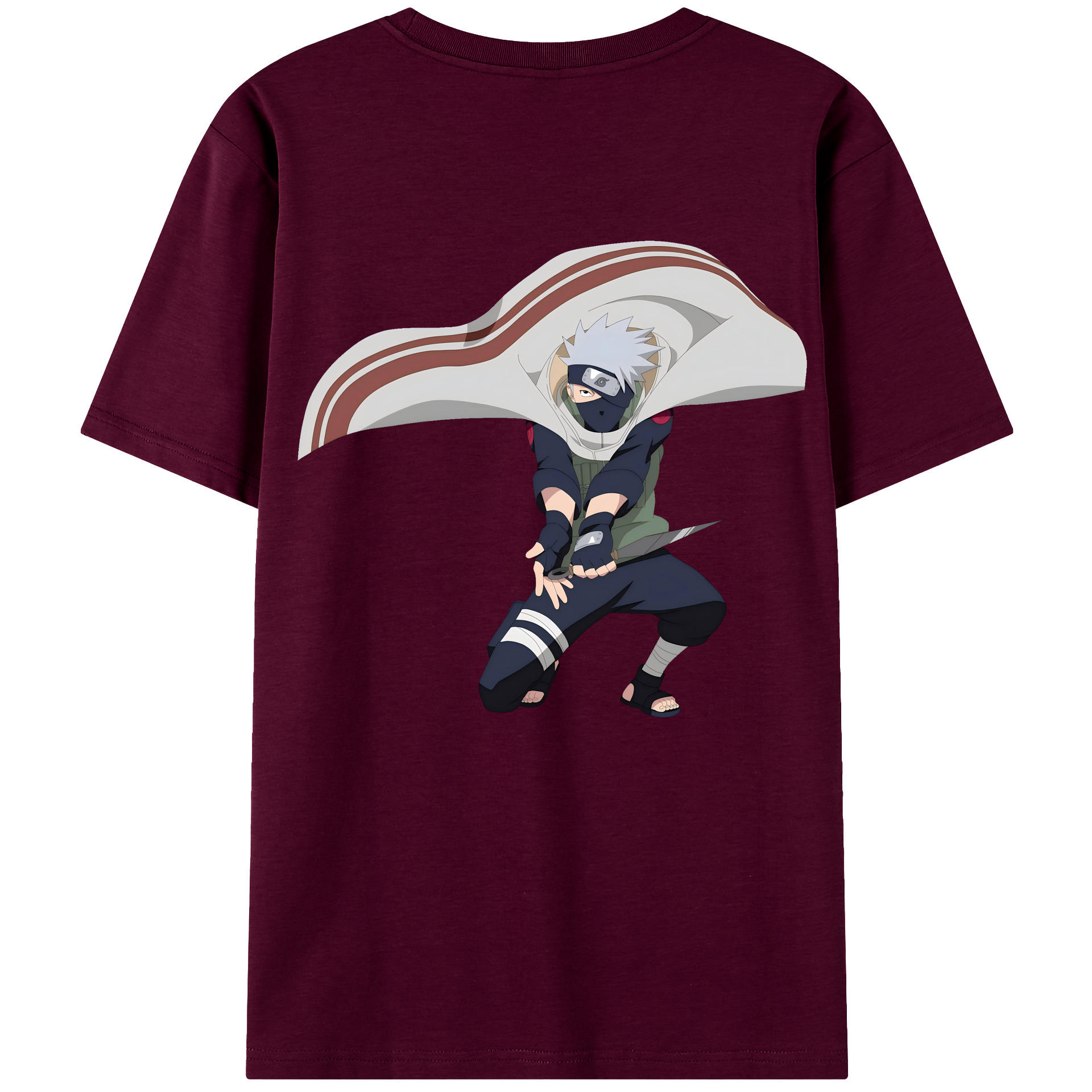 （画像用） NARUTO -ナルト- はたけ カカシ Hatake Kakashi レディース半袖Tシャツ(バックプリント)